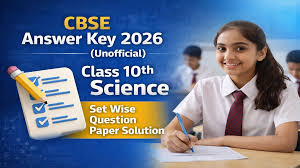 CBSE Class 10 Science Answer Key 2026 Out