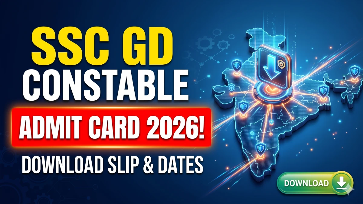 SSC GD Constable Admit Card 2026 Out