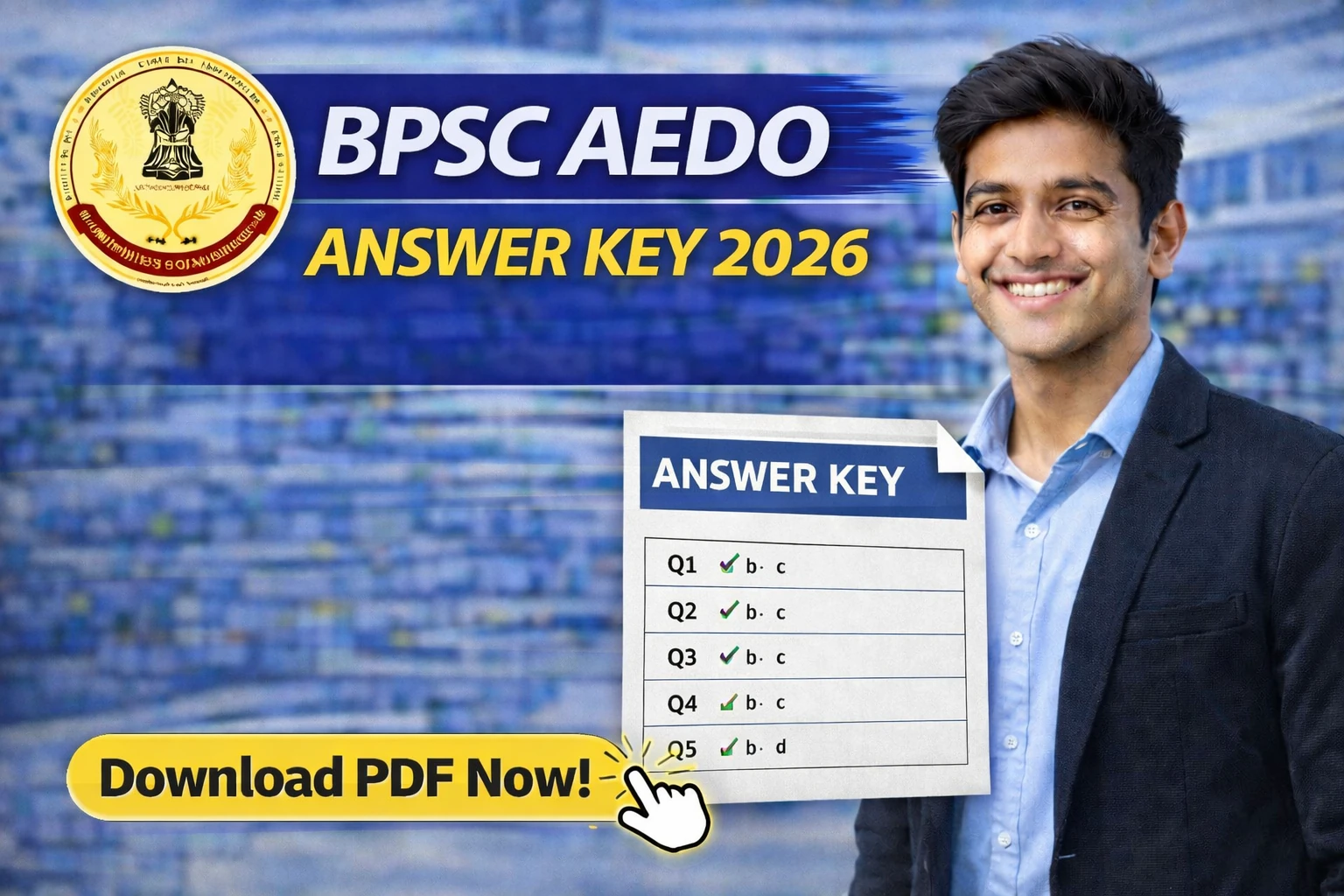 BPSC AEDO Answer Key 2026