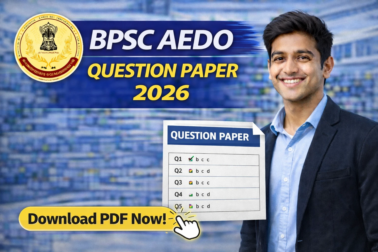 BPSC AEDO Question Paper 2026