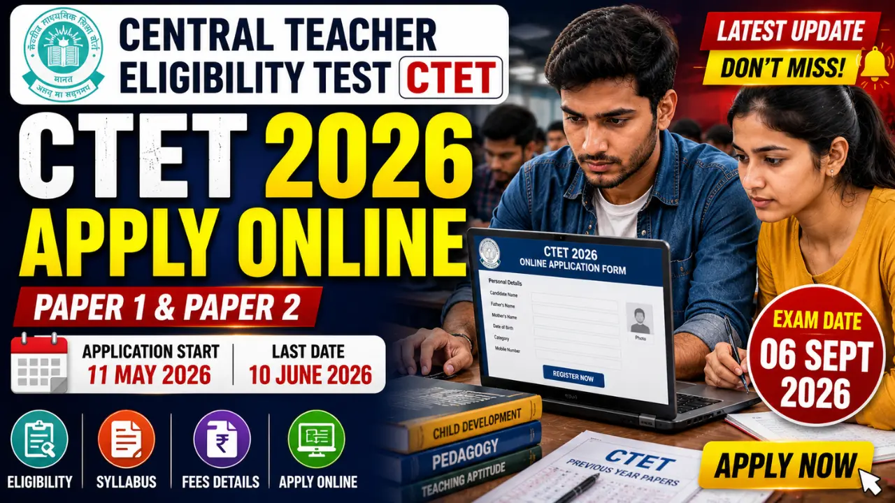 CTET September 2026 Online Form