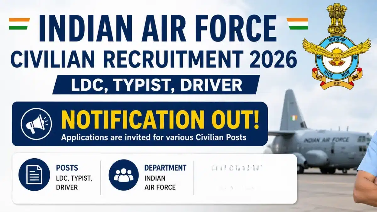 Indian Air Force Group C Recruitment 2026