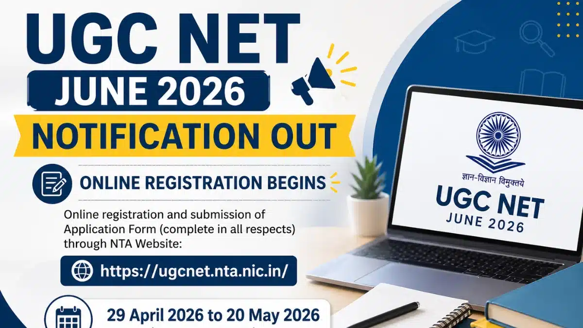 UGC NET Notification 2026 Out